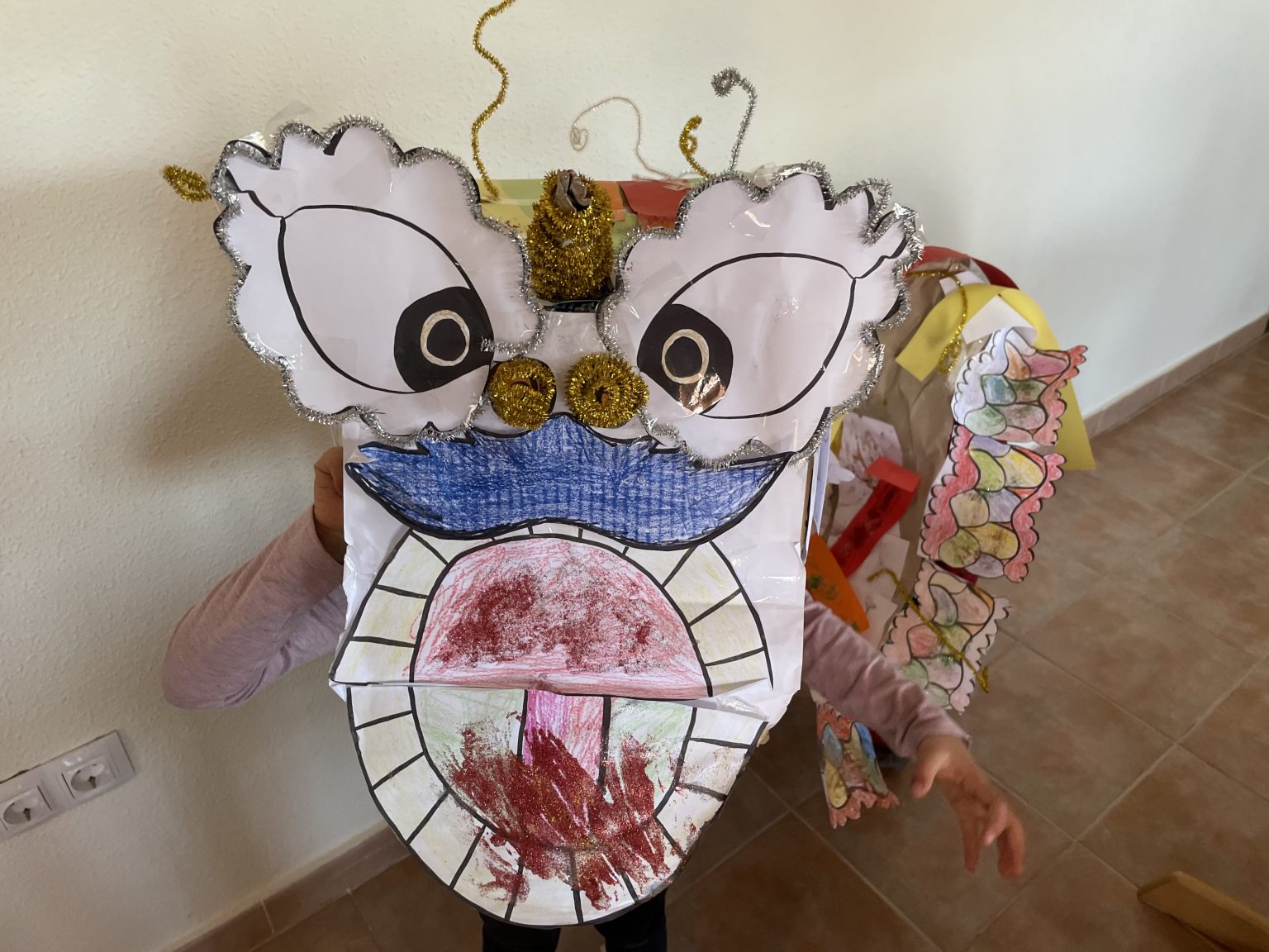 DIY Kids Chinese New Year's Lion Head | Grow Adventures