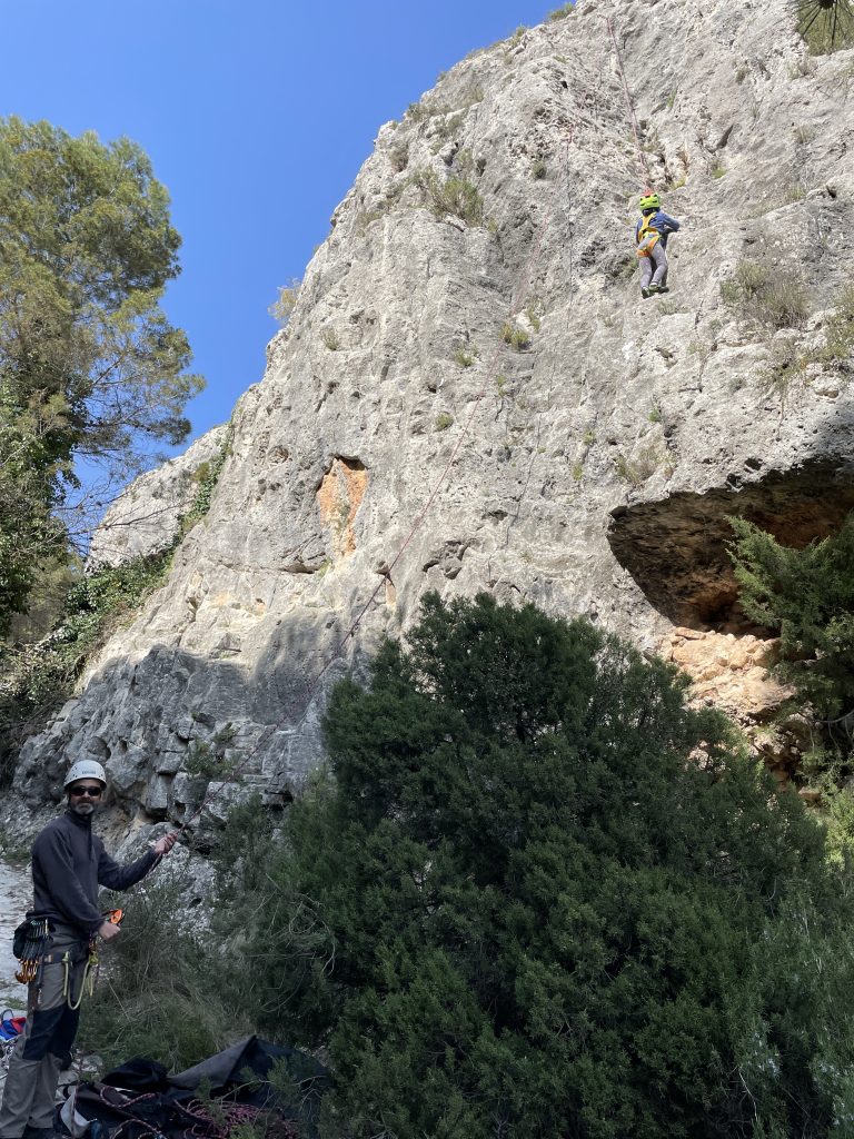 Climbing with kids
